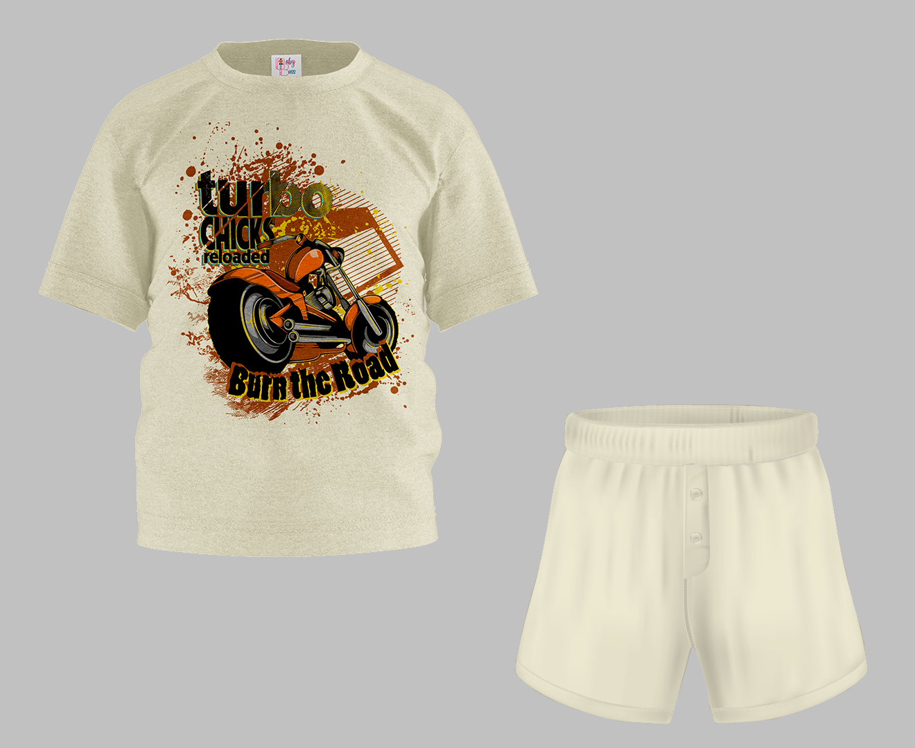 Turbo Half Sleeve T-Shirt & Short Set