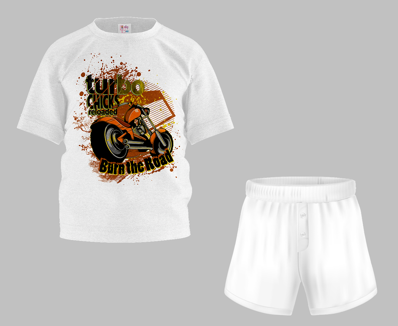 Turbo Half Sleeve T-Shirt & Short Set