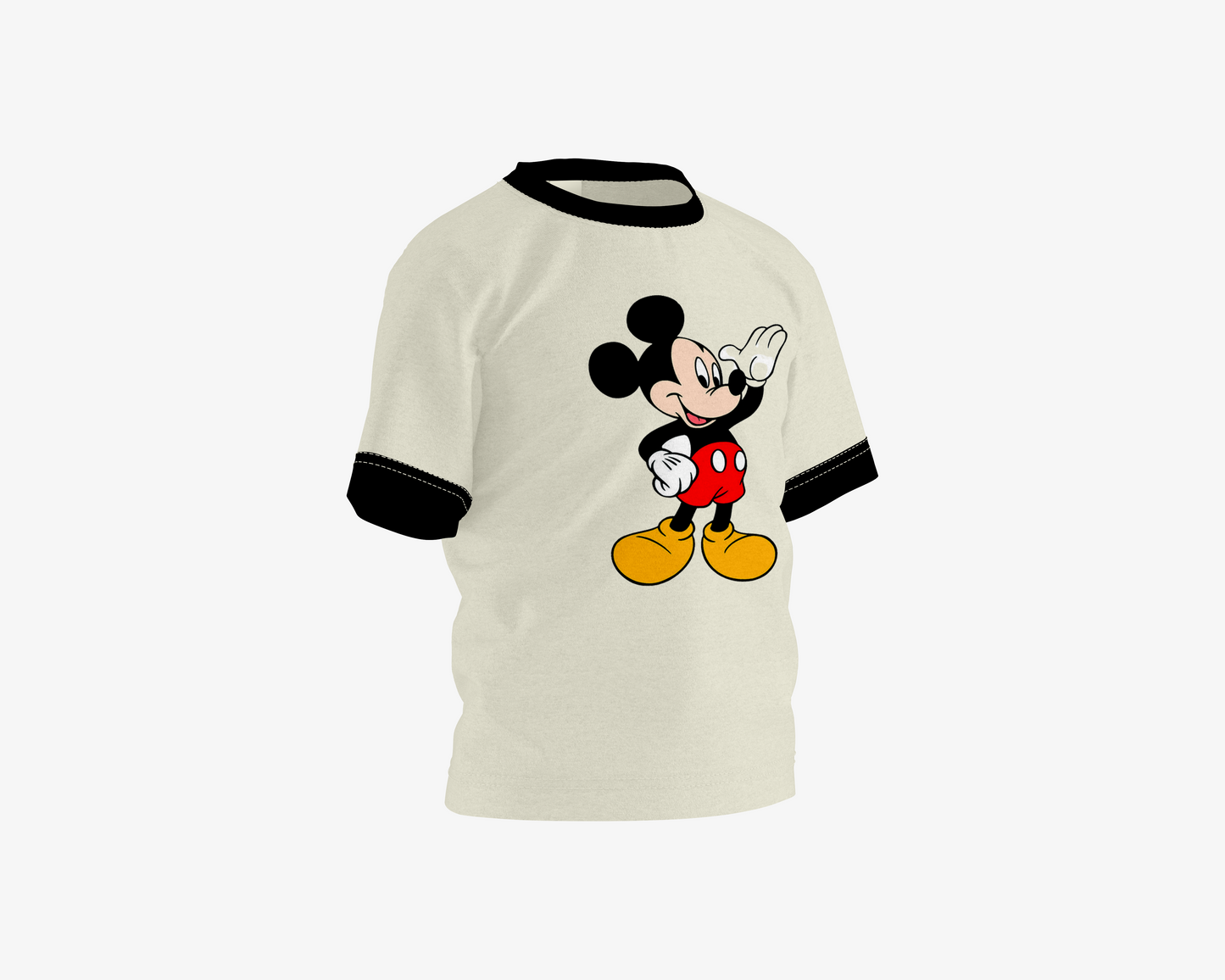 Hey Mickey Vanilla Ice With Black Sleeves Boy's T-shirt