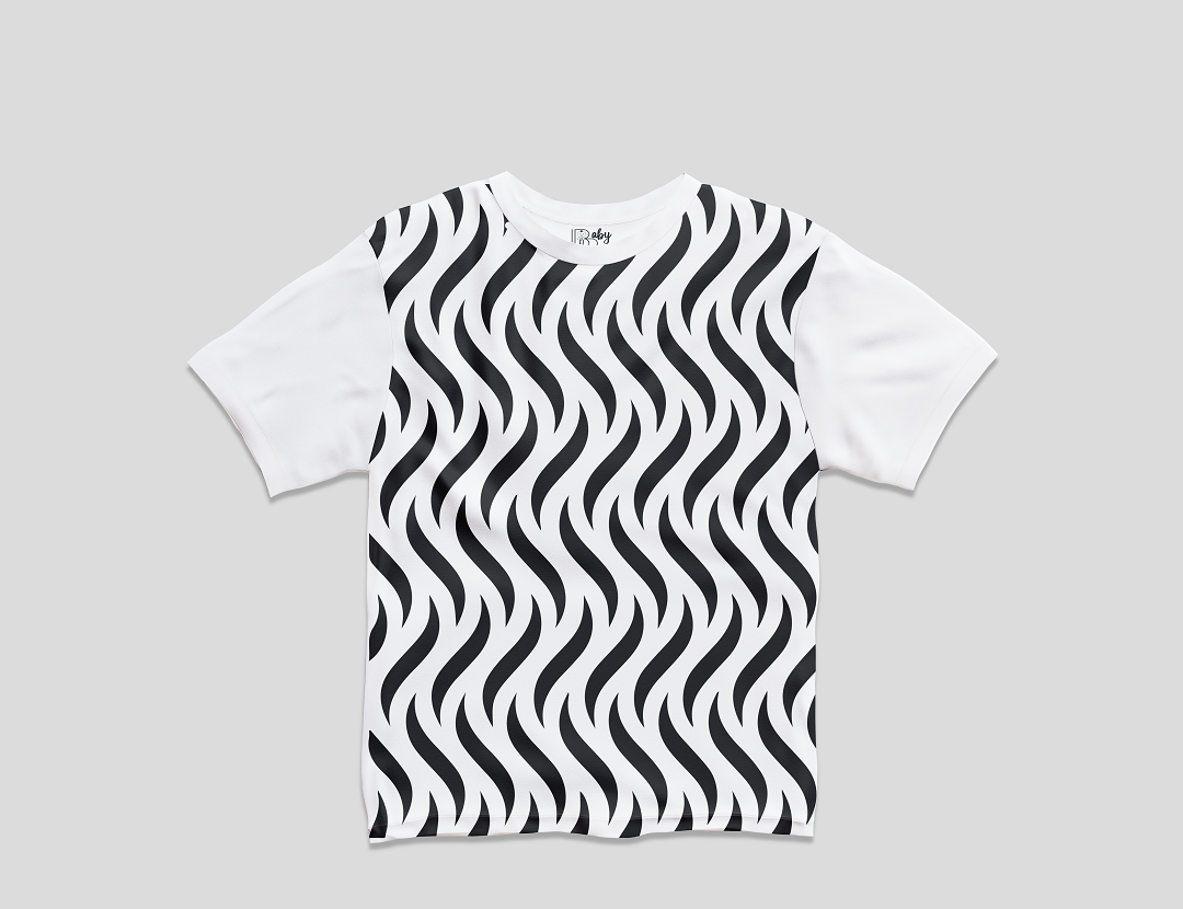 Zigzag AOP Half Sleeve T-Shirt & Short Set